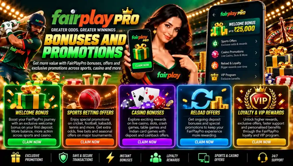 FairPlayPro Bonuses and Promotions