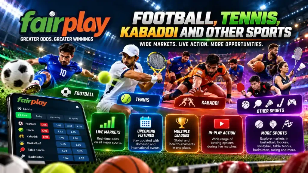 Football, Tennis, Kabaddi and Other Sports
