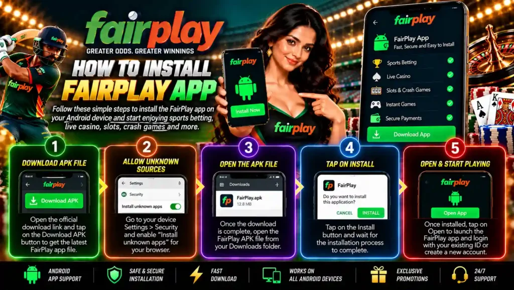 How to Install FairPlay app