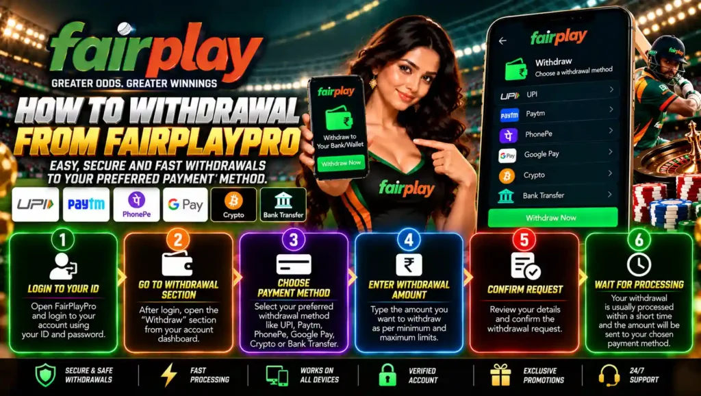 How to Withdrawal From FairPlayPro